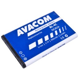 AVACOM mobiltelefon akkumulátor Nokia 6300 Li-Ion 3, 7V 900mAh (csere BL-4C)