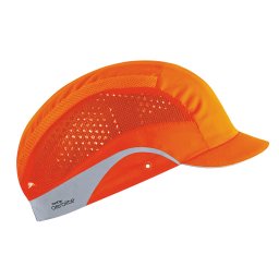 JSP HARDCAP AEROLITE 2,5 cm-es sapka megerősített HV sárga színben