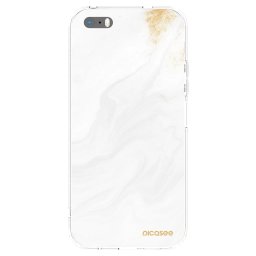 Átlátszó szilikon tok az alábbi mobiltelefonokra Apple iPhone 5/5S/SE - White