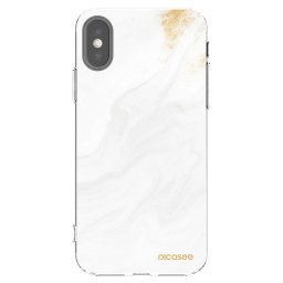 Átlátszó szilikon tok az alábbi mobiltelefonokra Apple iPhone X/XS - White
