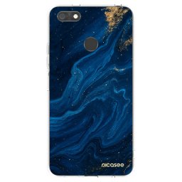 Átlátszó szilikon tok az alábbi mobiltelefonokra Huawei P9 Lite Mini - Blue