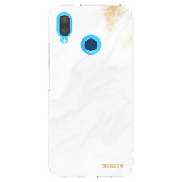 Átlátszó szilikon tok az alábbi mobiltelefonokra Huawei P20 Lite - White
