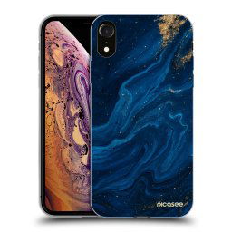 Fekete szilikon tok az alábbi mobiltelefonokra Apple iPhone XR - Blue