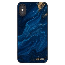 Fekete szilikon tok az alábbi mobiltelefonokra Apple iPhone X/XS - Blue
