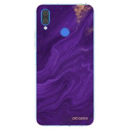 Átlátszó szilikon tok az alábbi mobiltelefonokra Huawei Nova 3 - Purple
