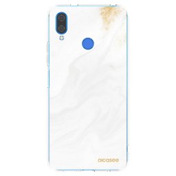 Átlátszó szilikon tok az alábbi mobiltelefonokra Huawei Nova 3i - White