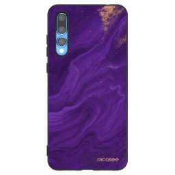 Fekete szilikon tok az alábbi mobiltelefonokra Huawei P20 Pro - Purple