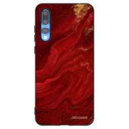 Fekete szilikon tok az alábbi mobiltelefonokra Huawei P20 Pro - Red