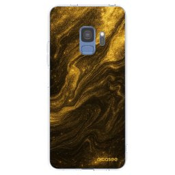 Átlátszó szilikon tok az alábbi mobiltelefonokra Samsung Galaxy S9 G960F - Black