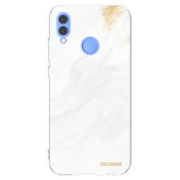 Átlátszó szilikon tok az alábbi mobiltelefonokra Huawei P Smart 2019 - White