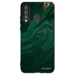 Fekete szilikon tok az alábbi mobiltelefonokra Huawei P30 Lite - Green