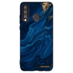 Fekete szilikon tok az alábbi mobiltelefonokra Huawei P30 Lite - Blue