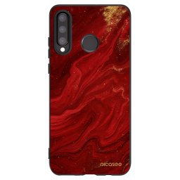 Fekete szilikon tok az alábbi mobiltelefonokra Huawei P30 Lite - Red