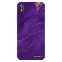 Átlátszó szilikon tok az alábbi mobiltelefonokra Xiaomi Redmi 7A - Purple