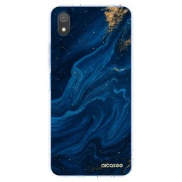 Átlátszó szilikon tok az alábbi mobiltelefonokra Xiaomi Redmi 7A - Blue