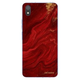 Átlátszó szilikon tok az alábbi mobiltelefonokra Xiaomi Redmi 7A - Red