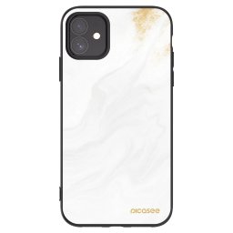 Fekete szilikon tok az alábbi mobiltelefonokra Apple iPhone 11 - White