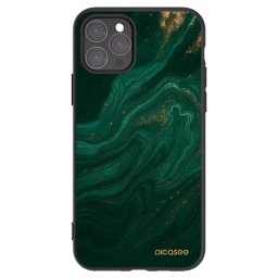 Fekete szilikon tok az alábbi mobiltelefonokra Apple iPhone 11 Pro - Green