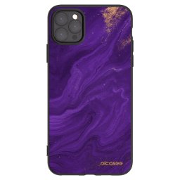 Fekete szilikon tok az alábbi mobiltelefonokra Apple iPhone 11 Pro Max - Purple