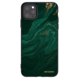 Fekete szilikon tok az alábbi mobiltelefonokra Apple iPhone 11 Pro Max - Green
