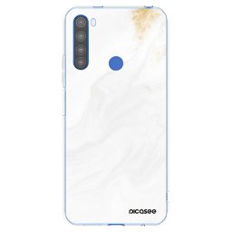Átlátszó szilikon tok az alábbi mobiltelefonokra Xiaomi Redmi Note 8T - White