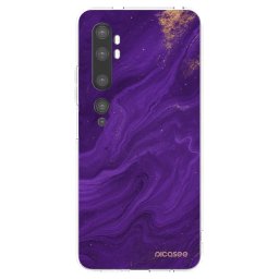 Átlátszó szilikon tok az alábbi mobiltelefonokra Xiaomi Mi Note 10 (Pro) - Purple