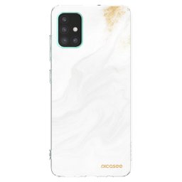 Átlátszó szilikon tok az alábbi mobiltelefonokra Samsung Galaxy A51 A515F - White