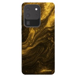 Átlátszó szilikon tok az alábbi mobiltelefonokra Samsung Galaxy S20 Ultra 5G G988F - Black