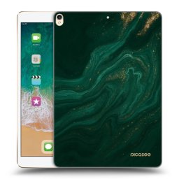 Átlátszó szilikon tok az alábbi táblagépre Apple iPad Pro 10.5" 2017 (2. gen) - Green