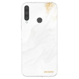 Átlátszó szilikon tok az alábbi mobiltelefonokra Huawei P40 Lite E - White
