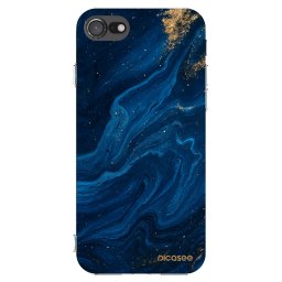 Átlátszó szilikon tok az alábbi mobiltelefonokra Apple iPhone SE 2020 - Blue