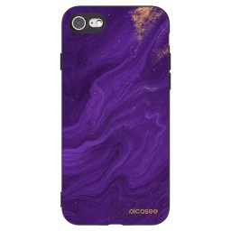 Fekete szilikon tok az alábbi mobiltelefonokra Apple iPhone SE 2020 - Purple