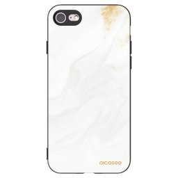 Fekete szilikon tok az alábbi mobiltelefonokra Apple iPhone SE 2020 - White