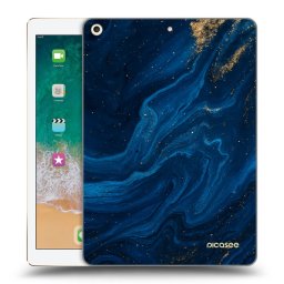 Átlátszó szilikon tok az alábbi táblagépre Apple iPad 9.7" 2017 (5. gen) - Blue