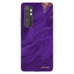 Átlátszó szilikon tok az alábbi mobiltelefonokra Xiaomi Mi Note 10 Lite - Purple