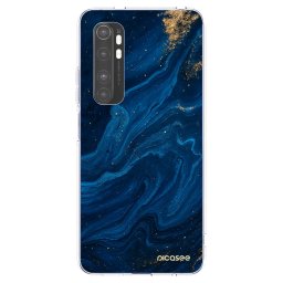 Átlátszó szilikon tok az alábbi mobiltelefonokra Xiaomi Mi Note 10 Lite - Blue