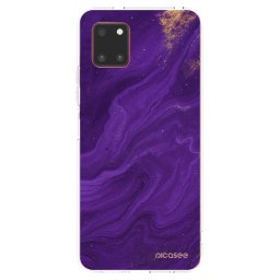 Átlátszó szilikon tok az alábbi mobiltelefonokra Samsung Galaxy Note 10 Lite N770F - Purple