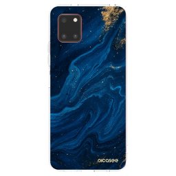 Átlátszó szilikon tok az alábbi mobiltelefonokra Samsung Galaxy Note 10 Lite N770F - Blue