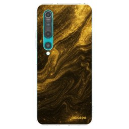 Átlátszó szilikon tok az alábbi mobiltelefonokra Xiaomi Mi 10 - Black