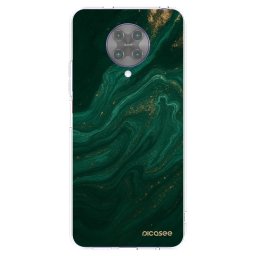 Átlátszó szilikon tok az alábbi mobiltelefonokra Xiaomi Poco F2 Pro - Green