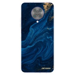 Átlátszó szilikon tok az alábbi mobiltelefonokra Xiaomi Poco F2 Pro - Blue