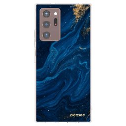 Silikonový průhledný obal pro Samsung Galaxy Note 20 Ultra - Blue