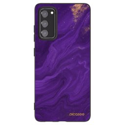 Fekete szilikon tok az alábbi mobiltelefonokra Samsung Galaxy S20 FE - Purple