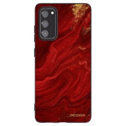 Fekete szilikon tok az alábbi mobiltelefonokra Samsung Galaxy S20 FE - Red