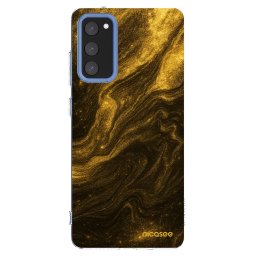 Átlátszó szilikon tok az alábbi mobiltelefonokra Samsung Galaxy S20 FE - Black