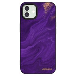 Fekete szilikon tok az alábbi mobiltelefonokra Apple iPhone 12 Pro - Purple