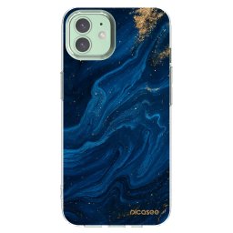 Átlátszó szilikon tok az alábbi mobiltelefonokra Apple iPhone 12 Pro - Blue