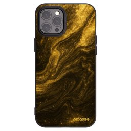 Fekete szilikon tok az alábbi mobiltelefonokra Apple iPhone 12 Pro Max - Black