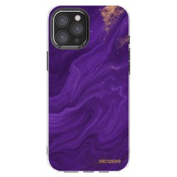 Átlátszó szilikon tok az alábbi mobiltelefonokra Apple iPhone 12 Pro Max - Purple