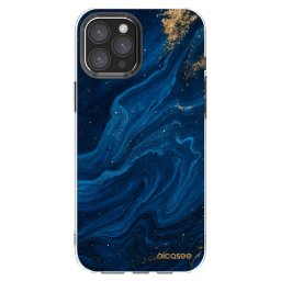 Átlátszó szilikon tok az alábbi mobiltelefonokra Apple iPhone 12 Pro Max - Blue